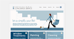 Desktop Screenshot of professionalconciergesvc.com